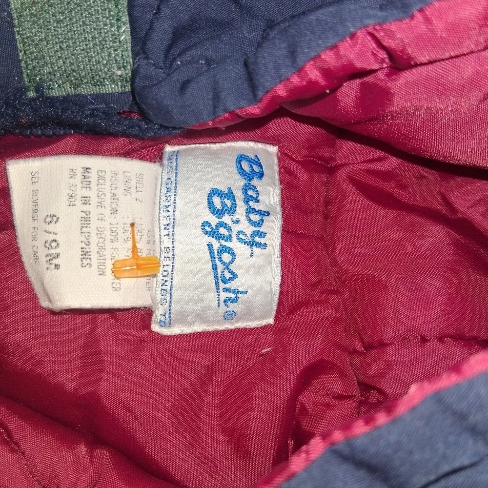 Vintage baby bgosh 6-9 Month Baby  Snowsuit Retro vintage